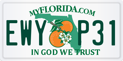 FL license plate EWYP31