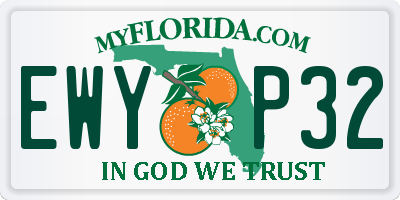 FL license plate EWYP32
