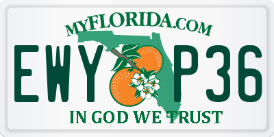 FL license plate EWYP36