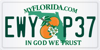 FL license plate EWYP37