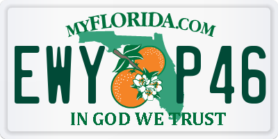 FL license plate EWYP46