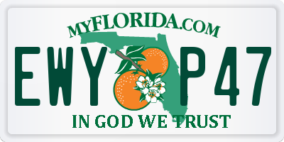 FL license plate EWYP47
