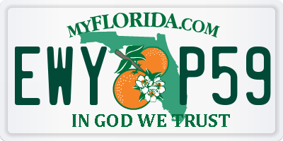 FL license plate EWYP59
