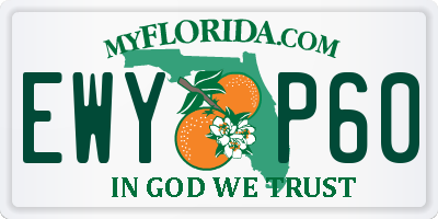 FL license plate EWYP60