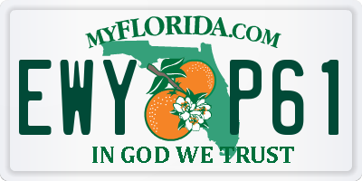FL license plate EWYP61