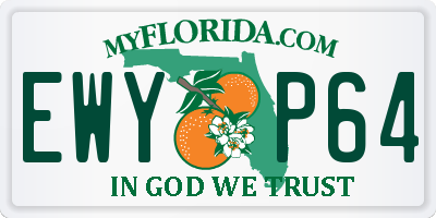 FL license plate EWYP64