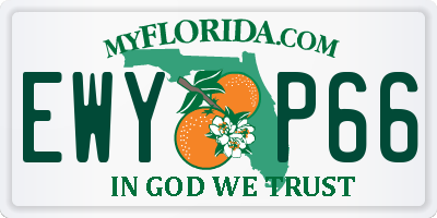 FL license plate EWYP66
