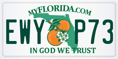 FL license plate EWYP73