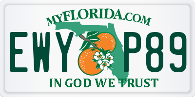 FL license plate EWYP89