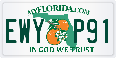 FL license plate EWYP91