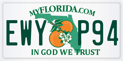 FL license plate EWYP94