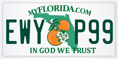 FL license plate EWYP99