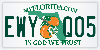FL license plate EWYQ05