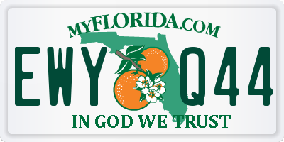 FL license plate EWYQ44