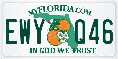 FL license plate EWYQ46