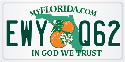 FL license plate EWYQ62
