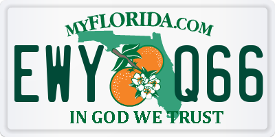 FL license plate EWYQ66