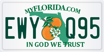 FL license plate EWYQ95