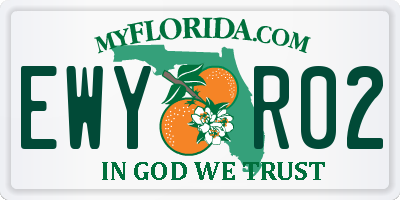 FL license plate EWYR02