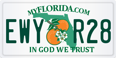 FL license plate EWYR28