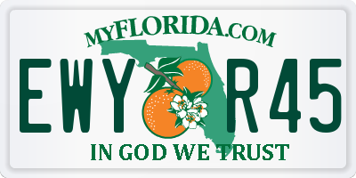 FL license plate EWYR45