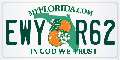 FL license plate EWYR62