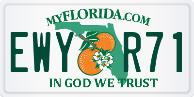 FL license plate EWYR71