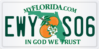 FL license plate EWYS06