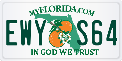 FL license plate EWYS64