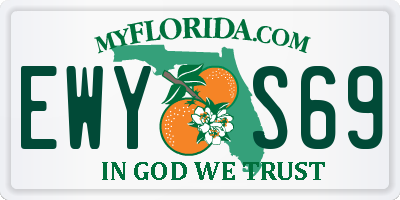 FL license plate EWYS69