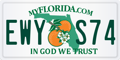 FL license plate EWYS74