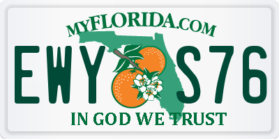 FL license plate EWYS76
