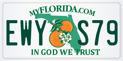FL license plate EWYS79