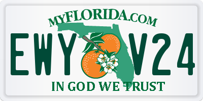 FL license plate EWYV24