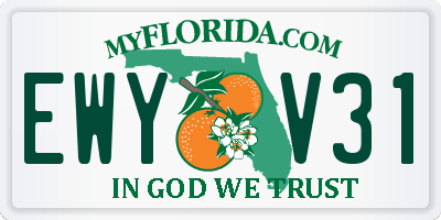FL license plate EWYV31