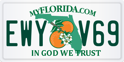 FL license plate EWYV69