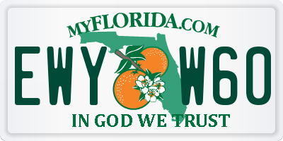 FL license plate EWYW60