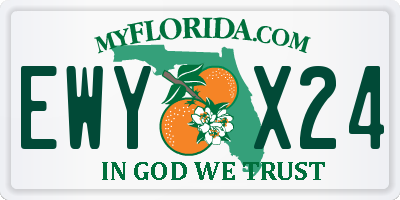 FL license plate EWYX24