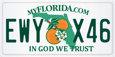 FL license plate EWYX46