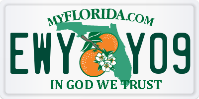 FL license plate EWYY09