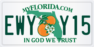 FL license plate EWYY15