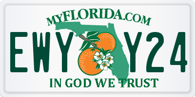 FL license plate EWYY24