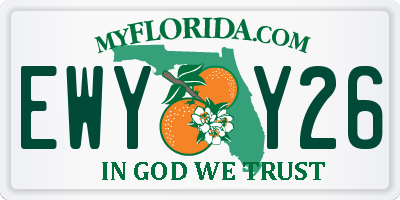FL license plate EWYY26