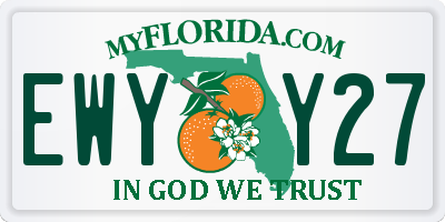 FL license plate EWYY27