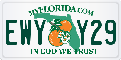 FL license plate EWYY29