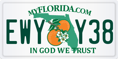 FL license plate EWYY38
