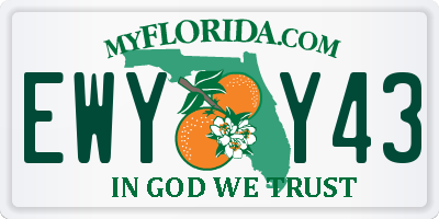 FL license plate EWYY43
