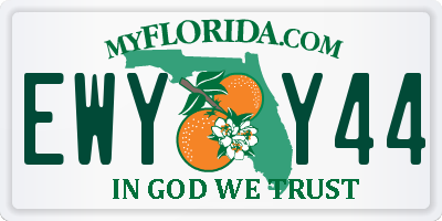 FL license plate EWYY44