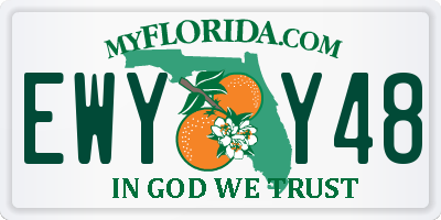 FL license plate EWYY48