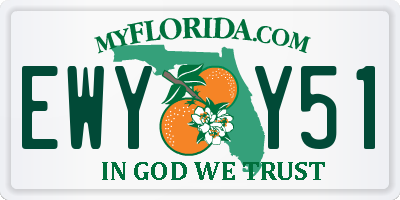 FL license plate EWYY51